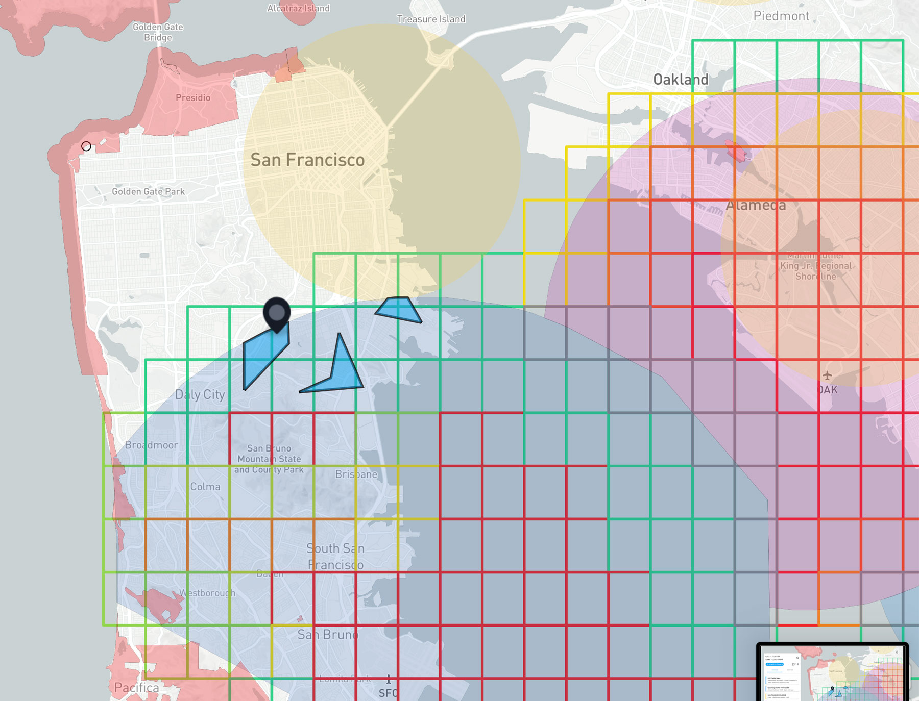 kittyhawk drone map